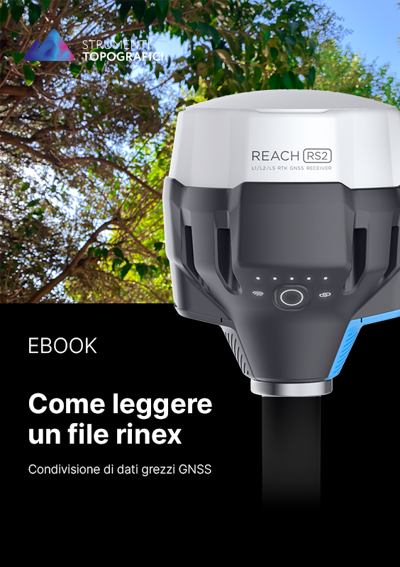 Come leggere un file rinex: tutte le indicazioni nell'ebook gratuito di Strumenti Topografici