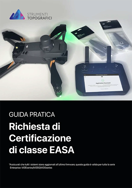  Richiesta di certificazione EASA per droni DJI Enterprise - Parte prima: scarica gratis l'ebook di strumenti topografici