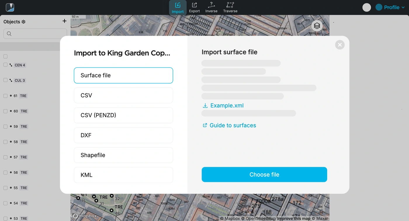 formati di esportazione emlid flow dxf shp csv kml strumenti topografici
