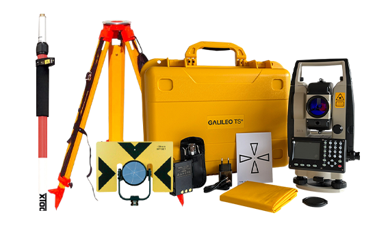 galileo ts732 con accessori stazione totale - strumenti topografici
