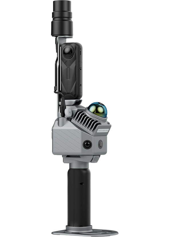 lidar slam modello fjd trion P2 con camera strumenti topografici