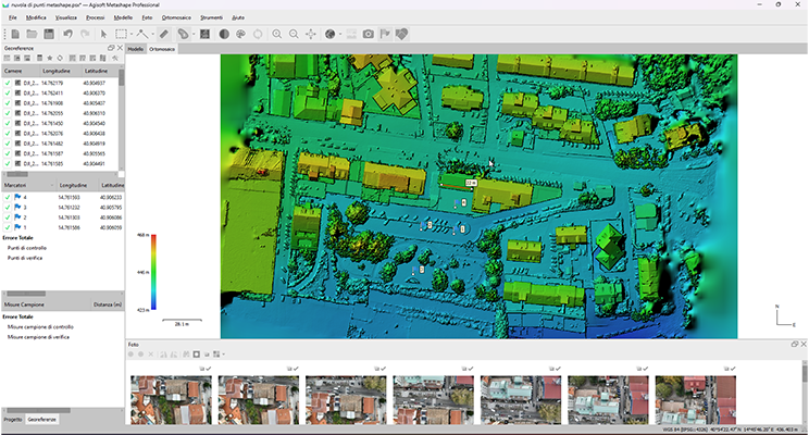 modelli 3d dem dsm dtm superfici digitali e formati professionali - software metashape strumenti topografici