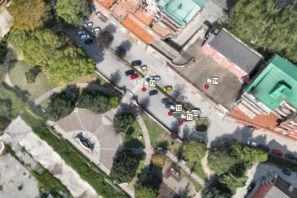 rilievi di altissima precisione con i punti di controllo a terra - software metashpe strumenti topografici