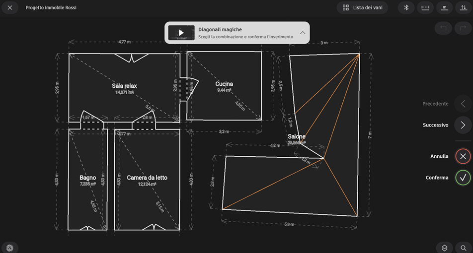 Rilievo di interni - software strumenti topografici