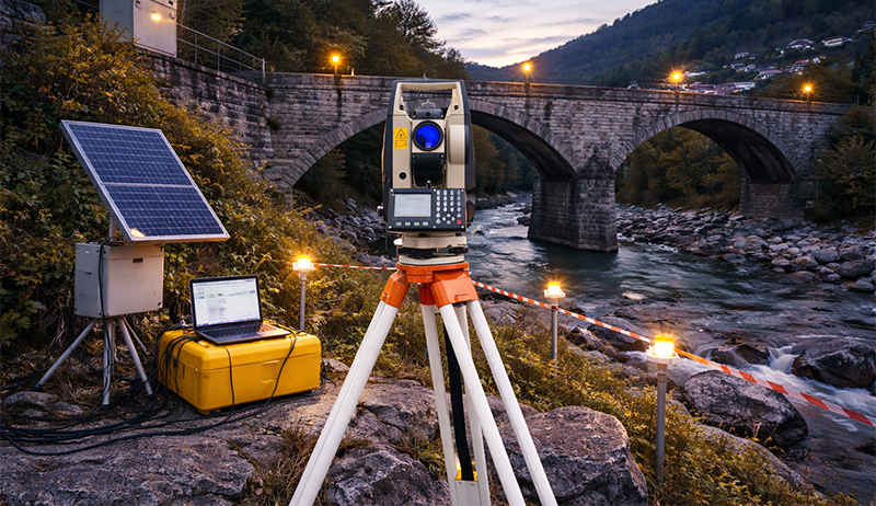 stazioni totali per monitoraggi - strumenti topografici