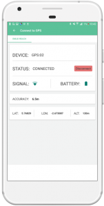 Connecting the Landmapp app to the Reach RS