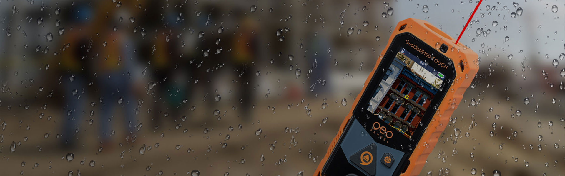 Banner-GeoDist100Touch Banner GeoDist®100-TOUCH - Distanziometro laser