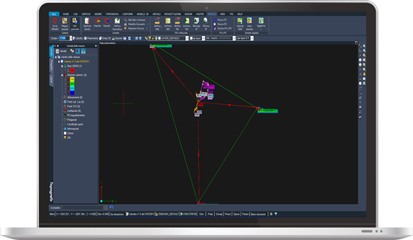 Topografo - Modulo T per la topografia generale e catastale