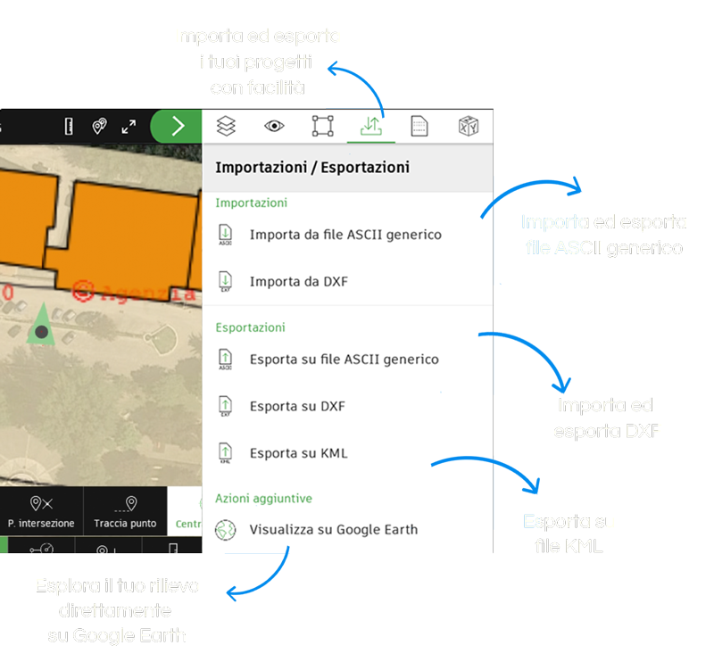 Importazione ed esportazione dei file - TPad