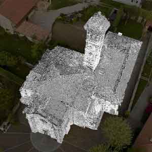 Nuvola sparsa di punti per la ricostruzione 3D