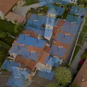 Fotografie scattate da drone per la ricostruzione 3D