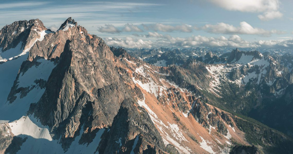 Immagine montagna scattata con DJI Mavic 2 PRO