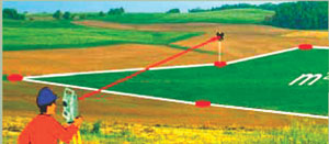 Programma area e volumi della stazione totale Galileo TS-402R