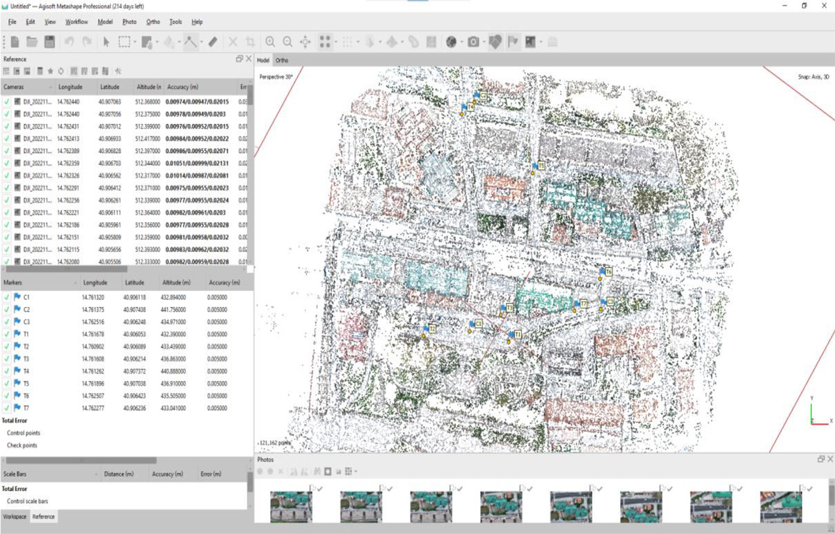 materializzazione target sulla sparse cloud